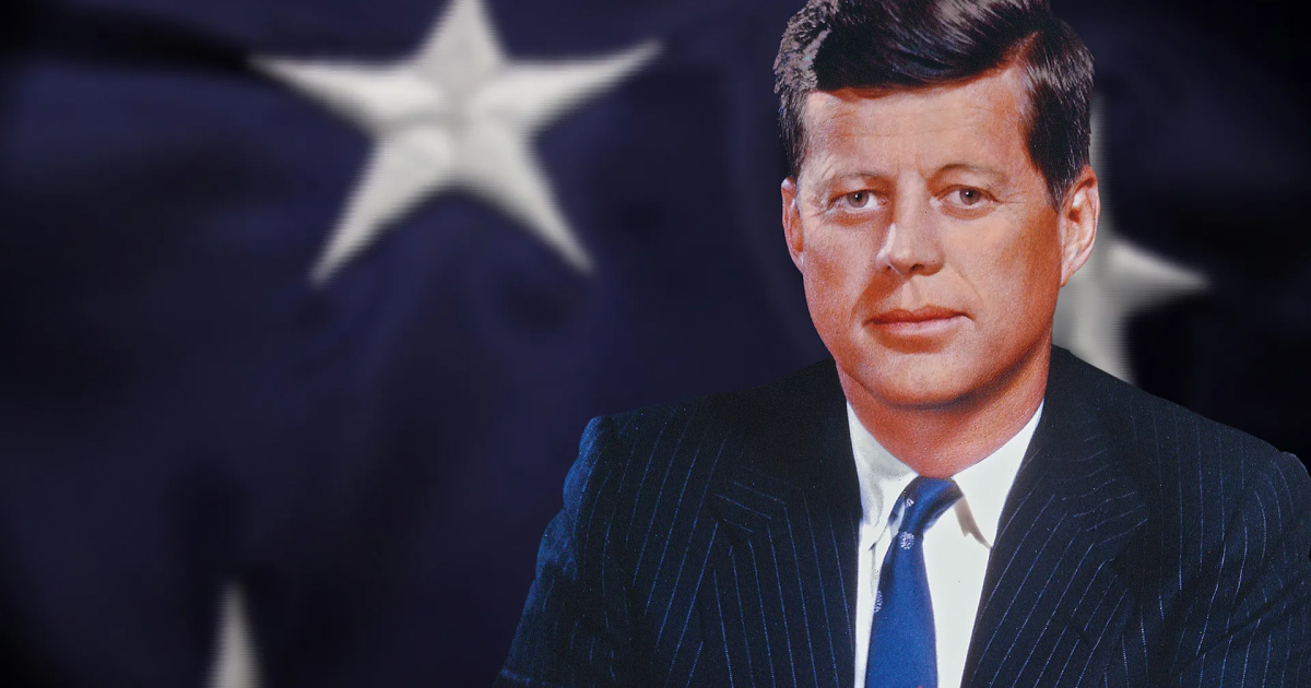 President John F. Kennedy delivering his inaugural address on January 20, 1961, at the United States Capitol.