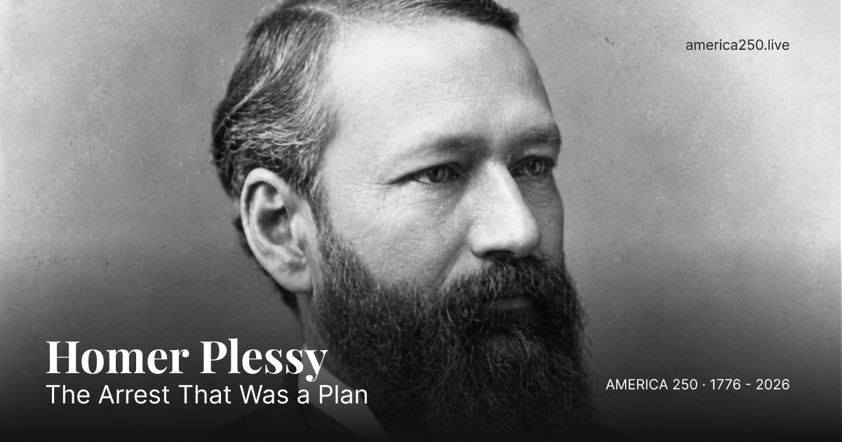 Portrait if Homer Plessy
